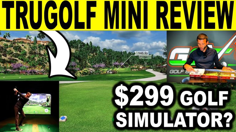 Golf Simulator Review – TruGolf MINI – Unboxing & FIRST LOOK & DEMO! ⛳?
