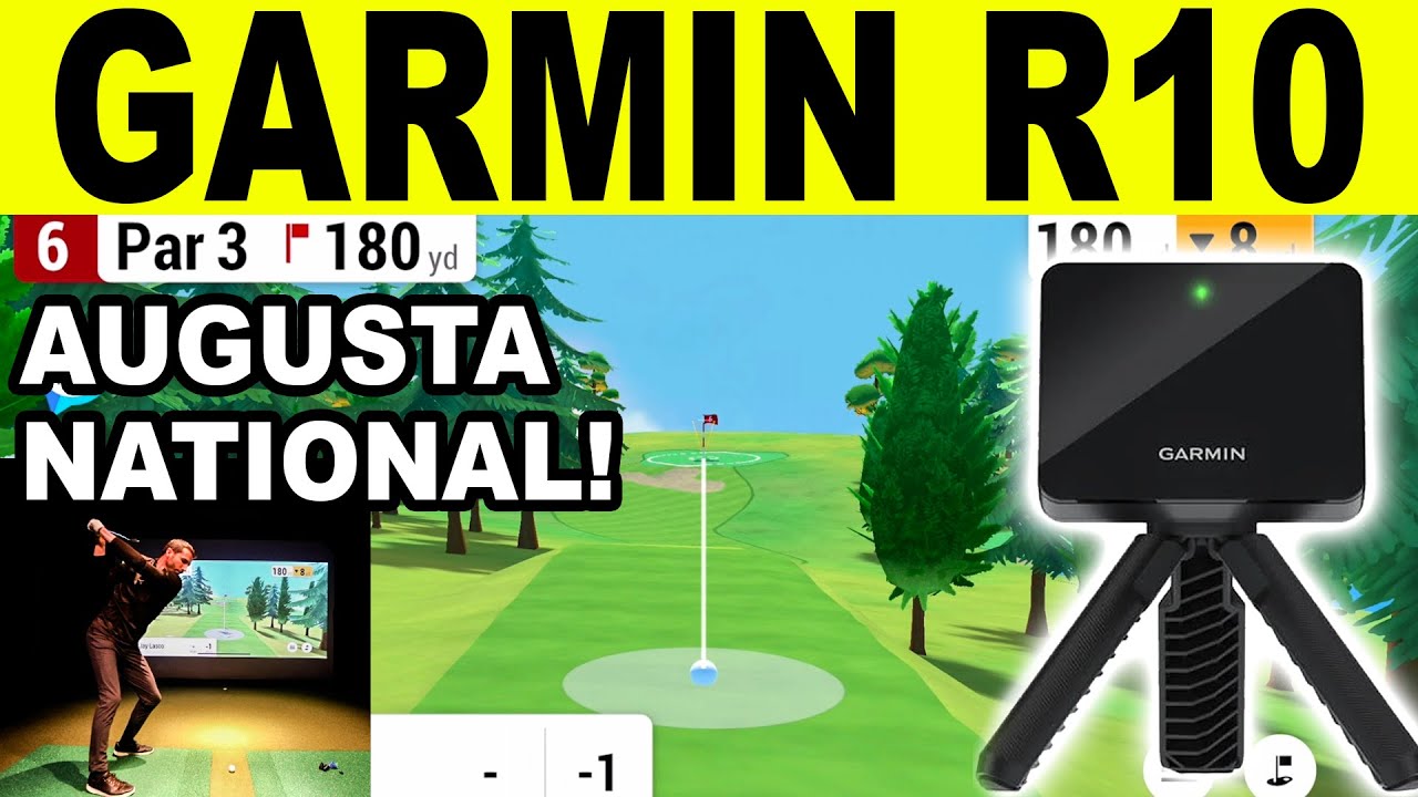 GARMIN R10 Home Tee Hero Golf Simulator Software Review (Augusta