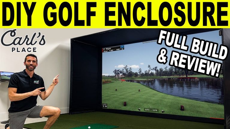 Home Golf Simulator – Carl’s Golf Simulator Enclosure Review & DIY Build!