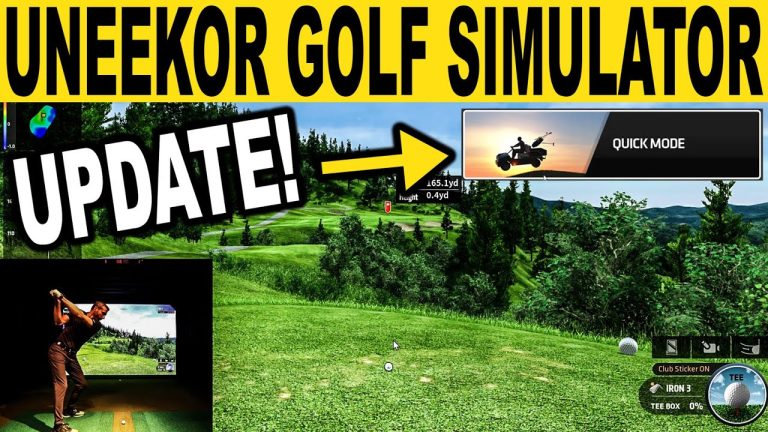 UNEEKOR GOLF SIMULATOR – REFINE & REFINE+ SOFTWARE UPDATE REVIEW & DEMO