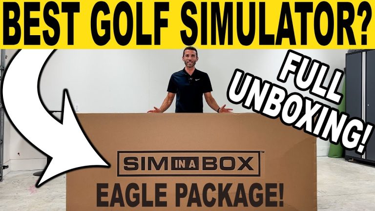 BEST DIY GOLF SIMULATOR? Foresight Sports Sim in a Box (FULL Unboxing)