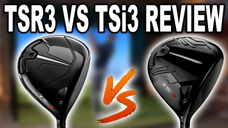 Driver Review! Titleist TSR3 vs TSi3 using Foresight Sports GCQUAD (Ventus Black)