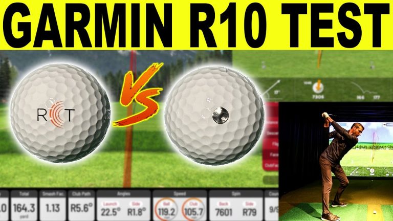 GARMIN R10: TITLEIST RCT VS METAL DOT!  I WAS SURPRISED!