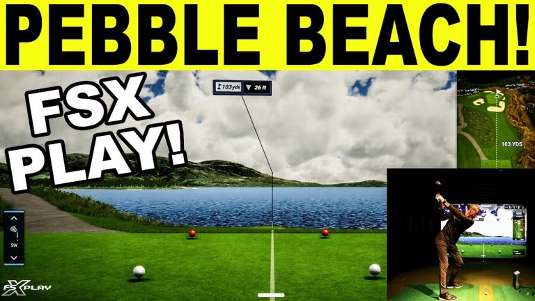 Foresight Sports FSX PLAY: PEBBLE BEACH FIRST LOOK! (PLUS MORE UPDATES)