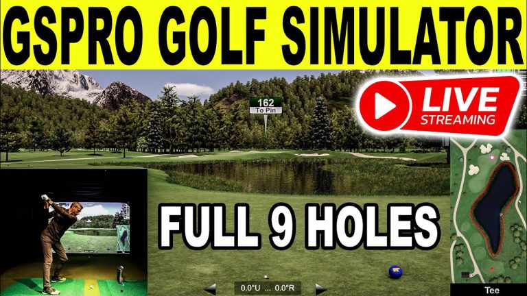 Playing 9 Holes on GSPRO Golf Simulator Software at Whistler! (UNEEKOR EYE XO)