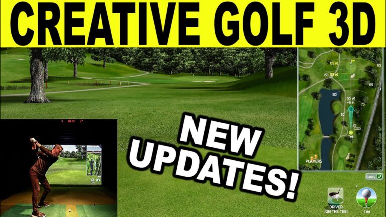 CREATIVE GOLF 3D! BIG Updates, Review, & More! (Golf Simulator Software)