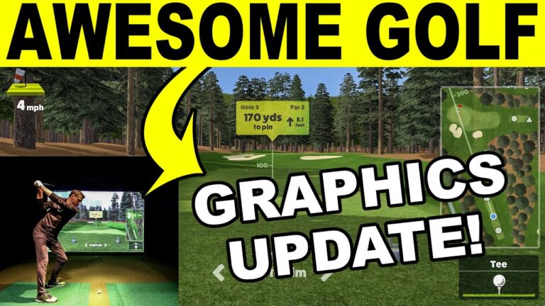 Awesome Golf Simulator – GRAPHICS UPDATE for Garmin R10 & Flightscope MEVO+ Users
