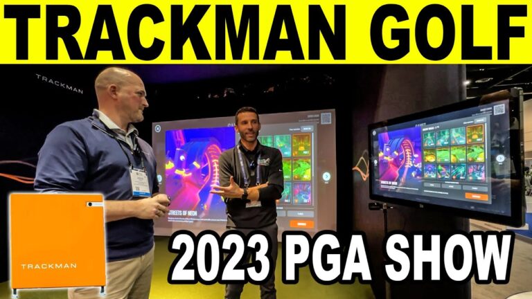 Trackman Golf Simulator – TPS 9, Games, Tournaments, Putting & More – 2023 PGA SHOW
