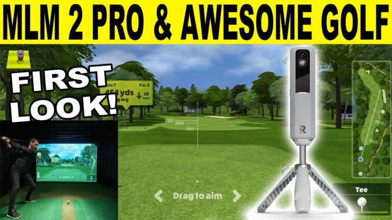 RAPSODO MLM 2 PRO – AWESOME GOLF SIMULATOR SOFTWARE REVIEW + HOW TO CONNECT