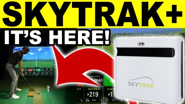 SKYTRAK PLUS – First Look!  Review, Unboxing, & Shot Shaping! (ST+ Golf Simulator)