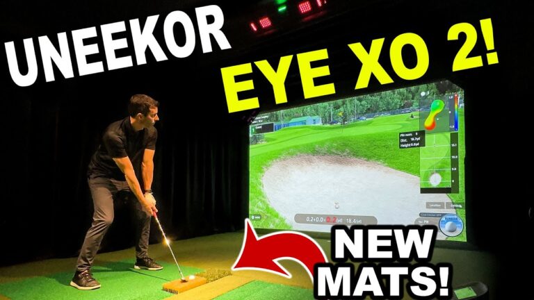UNEEKOR EYE XO 2 – FIRST LOOK! Golf Simulator Install & Review (UNBOXING & SETUP)