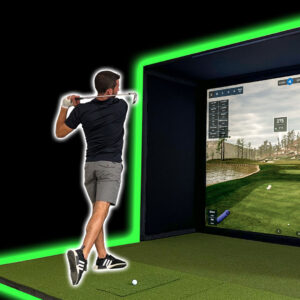 sig10 golf simulator enclosure