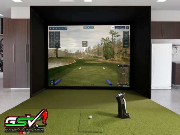 sig10 golf simulator enclosure uneekor eye mini