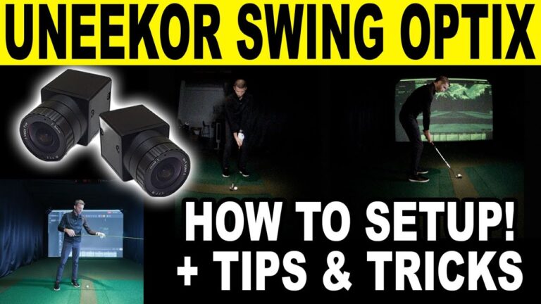 How to Setup Swing Cameras for UNEEKOR GOLF SIMULATORS (Swing Optix)