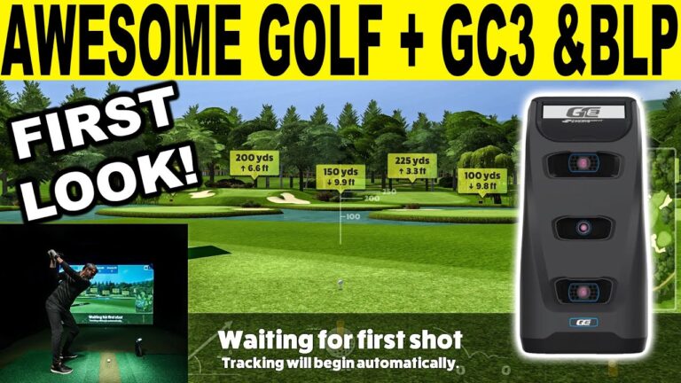 AWESOME GOLF SIMULATOR SOFTWARE – Foresight Sports GC3 & Bushnell Launch Pro Review