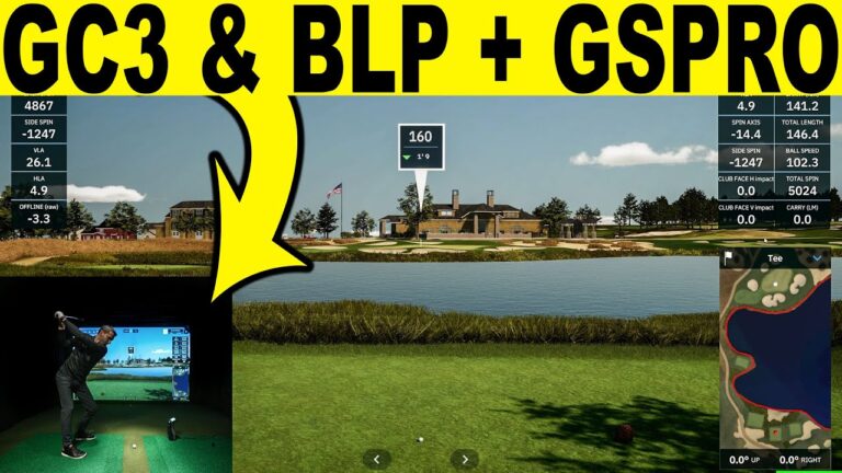 Foresight Sports GC3 & Bushnell Launch Pro + GSPRO Golf Simulator Software