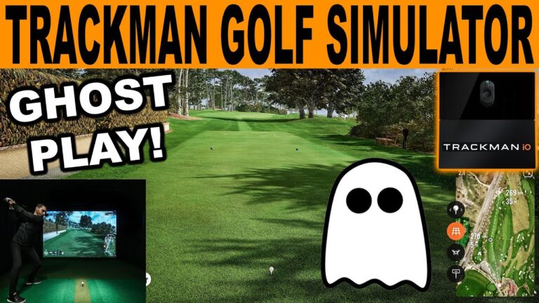 TRACKMAN GOLF SIMULATOR UPDATE! GHOST PLAY using TRACKMAN iO (First Look)
