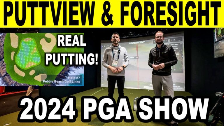 PuttView & Foresight Sports Partner for Real Golf Simulator Putting (2024 PGA SHOW)