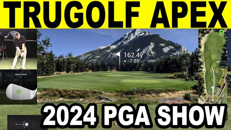 TruGolf Apex & Apogee Golf Simulator Software Updates & Swing Cameras (2024 PGA SHOW)