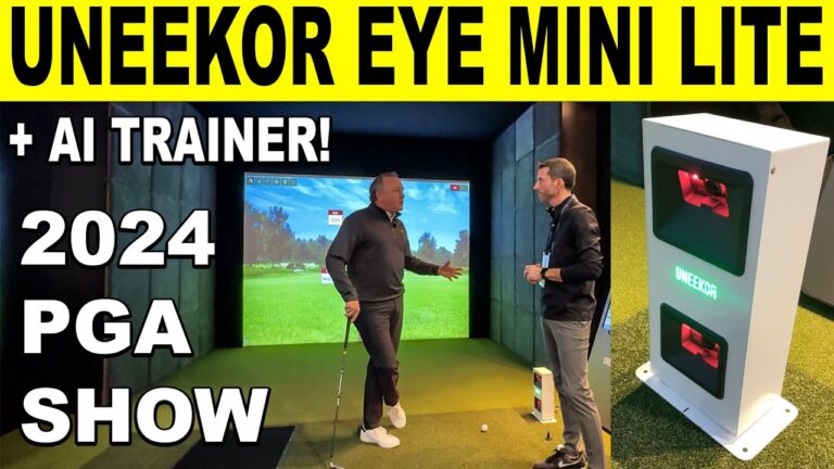 UNEEKOR EYE MINI LITE & AI TRAINER at the 2024 PGA Merchandise Show