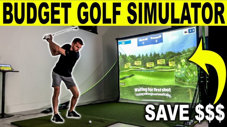 Ultimate Budget Golf Simulator Build! DIY + Fast & Easy Setup!