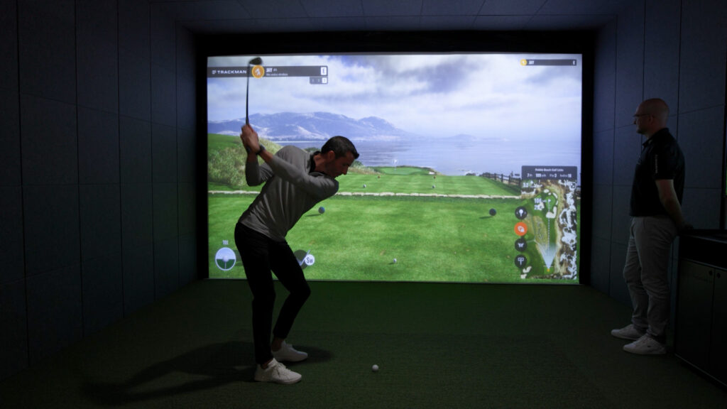 Trackman Commercial Golf Simulator