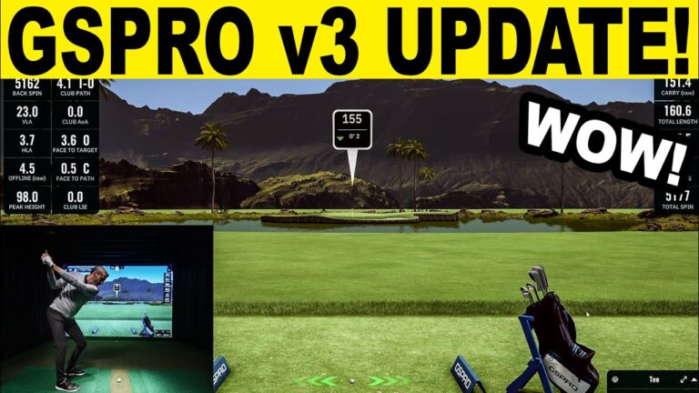 GSPro v3 Golf Simulator Software Update! FULL Review! New Range, Features, & More!