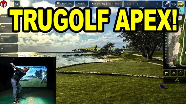 TruGolf Apex Golf Simulator Update! Courses are Finally Here! 🔥 ⛳