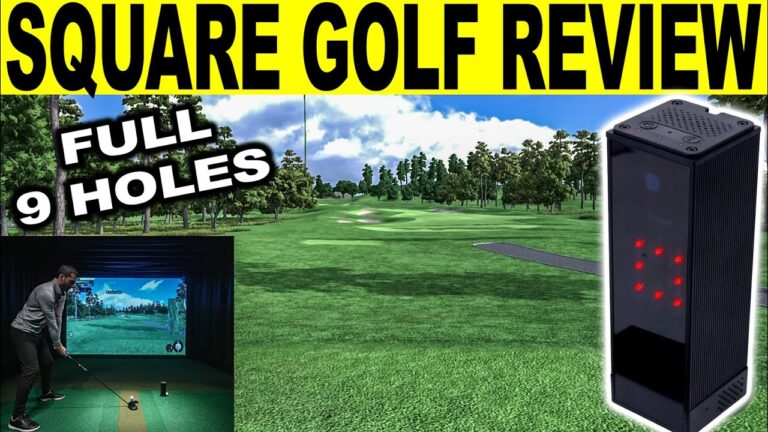 Square Golf Launch Monitor Review: Playing a Full 9 Hole Round! 🏌️ ⛳