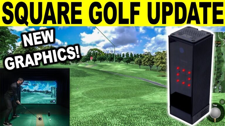 Square Golf Update! NEW Range, Courses, Club Data, & UNMARKED Ball Test!