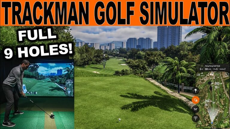 Trackman Golf Simulator: Playing 9 Holes in Hong Kong with Trackman iO!