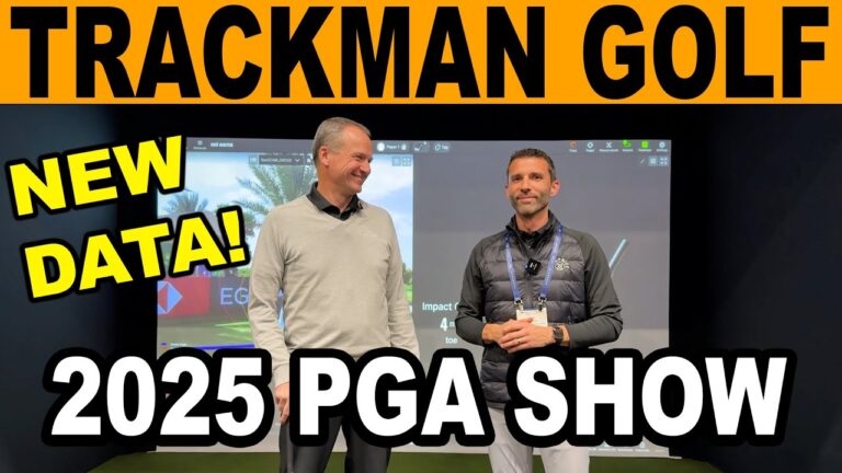 Trackman Golf at the 2025 PGA Show! New Data Points & Software Features!