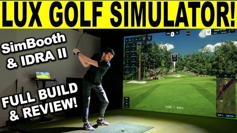 DIY Golf Simulator Build! GolfIN IDRA II & SIMBOOTH 2 FULL REVIEW! ⛳