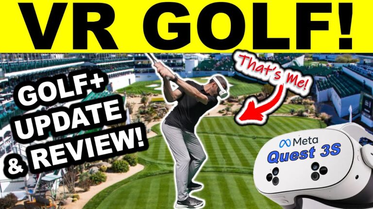 VR GOLF SIMULATOR UPDATE! GOLF+ & META QUEST 3S FULL REVIEW!