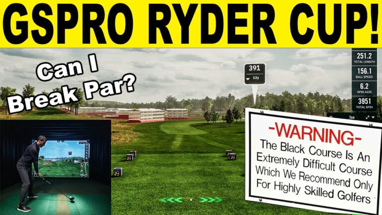 GSPRO Golf Simulator Software! NEW Course Review! (Ryder Cup 2025)