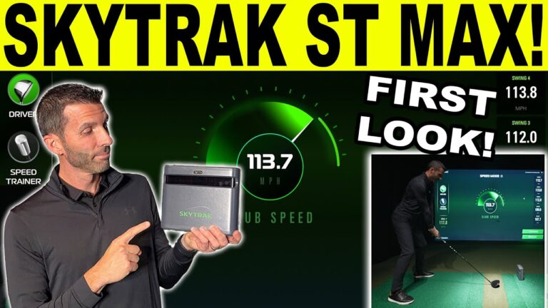 SkyTrak ST MAX Unboxing & First Look – GOLFTEC Speed Training Review!