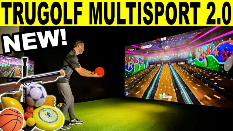 BEST Home Golf Simulator Add Ever? NEW TruGolf Multisport 2.0 Review!