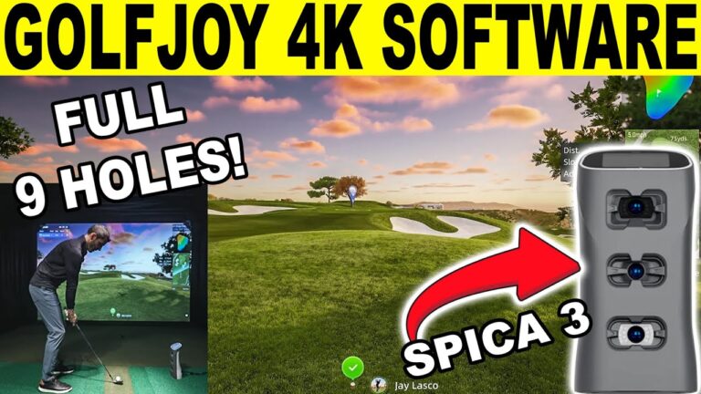 GolfJoy Spica 3 Review – 4K Golf Simulator Software! (Discount Code)