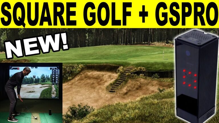 Square Golf Launch Monitor: GSPro Updates, Discount, & More! (Full 9 Holes)