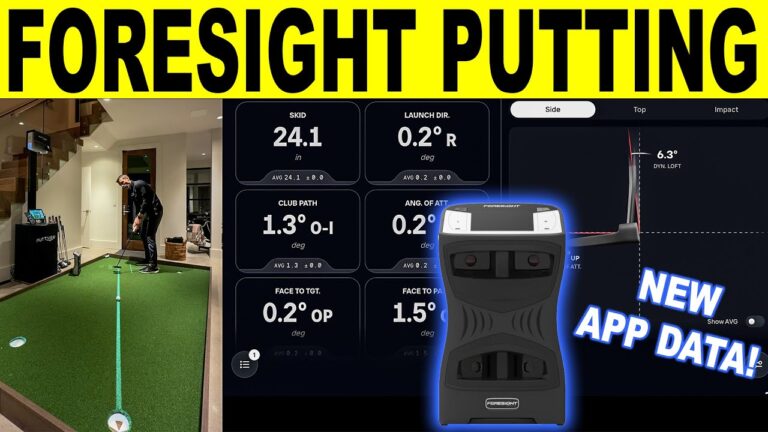 Foresight Sports Putting Analysis! NEW App Update Review w/ GCQUAD