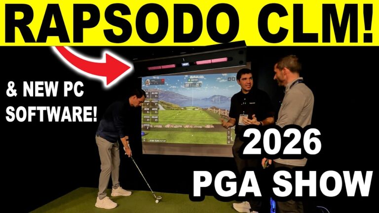 Rapsodo CLM! New Launch Monitor & PC Software at the 2026 PGA Show