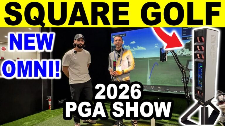 Square Golf NEW Omni Launch Monitor at the 2026 PGA + Range Product!
