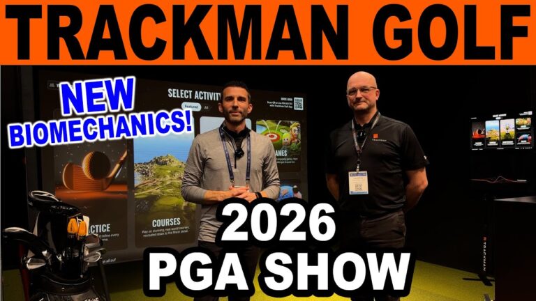 Trackman Golf at the 2026 PGA Show! NEW Biomechanics, 3D Motion, & More!