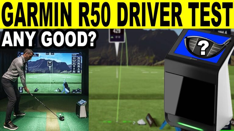 Garmin R50 Driver Review on GSPro Golf Simulator! Is It Accurate?