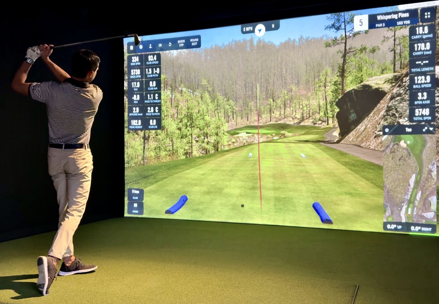 Carl's PRO enclosure at Warwick Hills Golf and Country Club