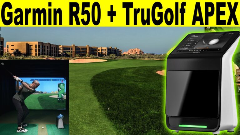TruGolf Apex Golf Simulator & Garmin R50 Launch Monitor Review!