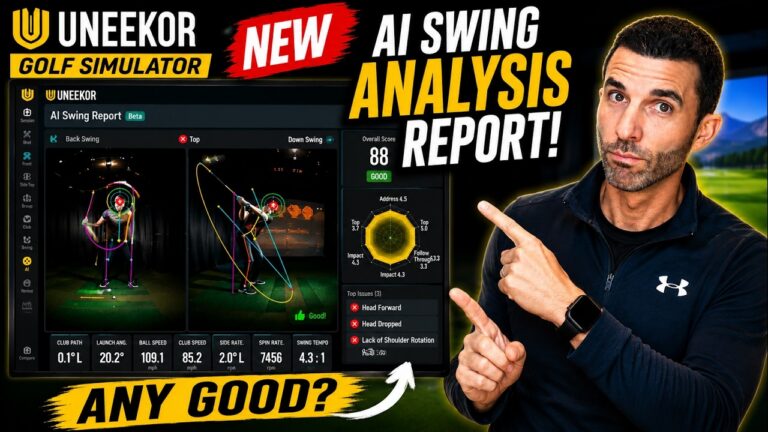 UNEEKOR Golf Simulator: NEW AI Swing Analysis Report! Any Good?