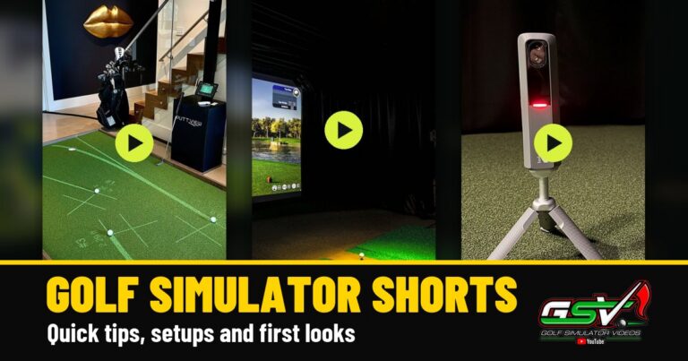 Golf Simulator Shorts: Quick Tips, Setups and First Looks
