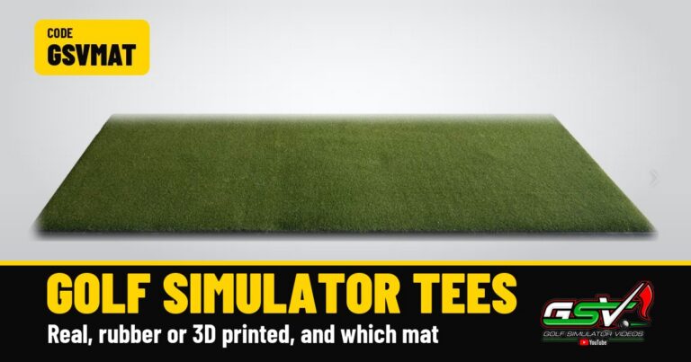 Golf Simulator Tees: Real, Rubber and 3D Printed Tees for Your Mat