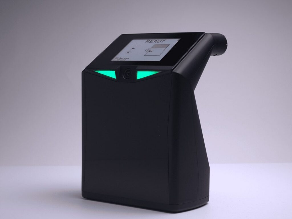 Front of the TruGolf LaunchBox launch monitor